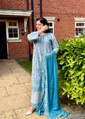 3PC Powder Blue Luxury Lawn