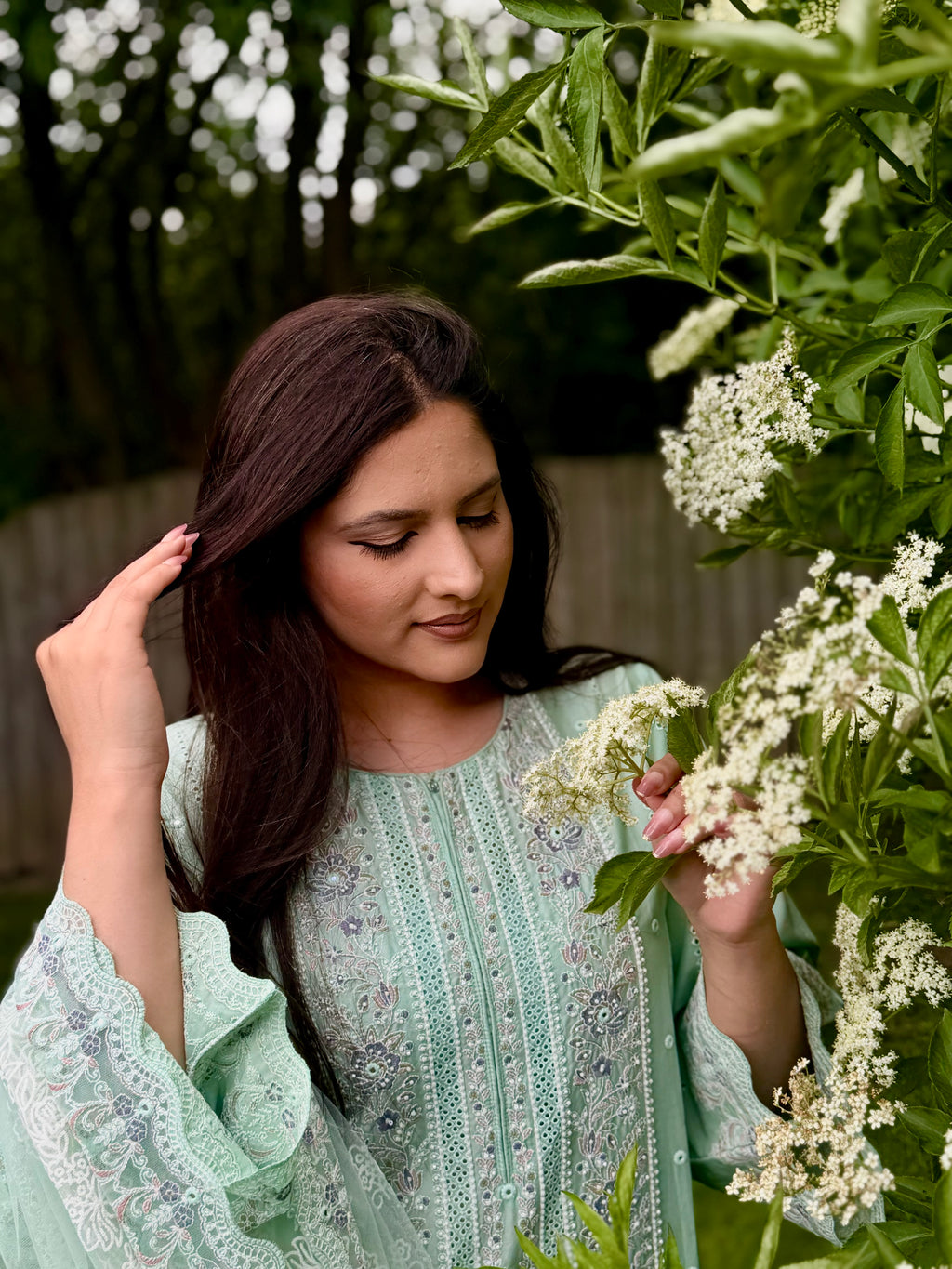 3PC Pastel Mint Green Luxury Lawn