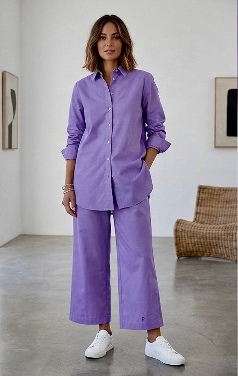 Co-ord set - Lavendar - Premium Lawn Cotton