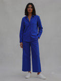 Co-ord set - Midnight Blue - Premium Lawn Cotton