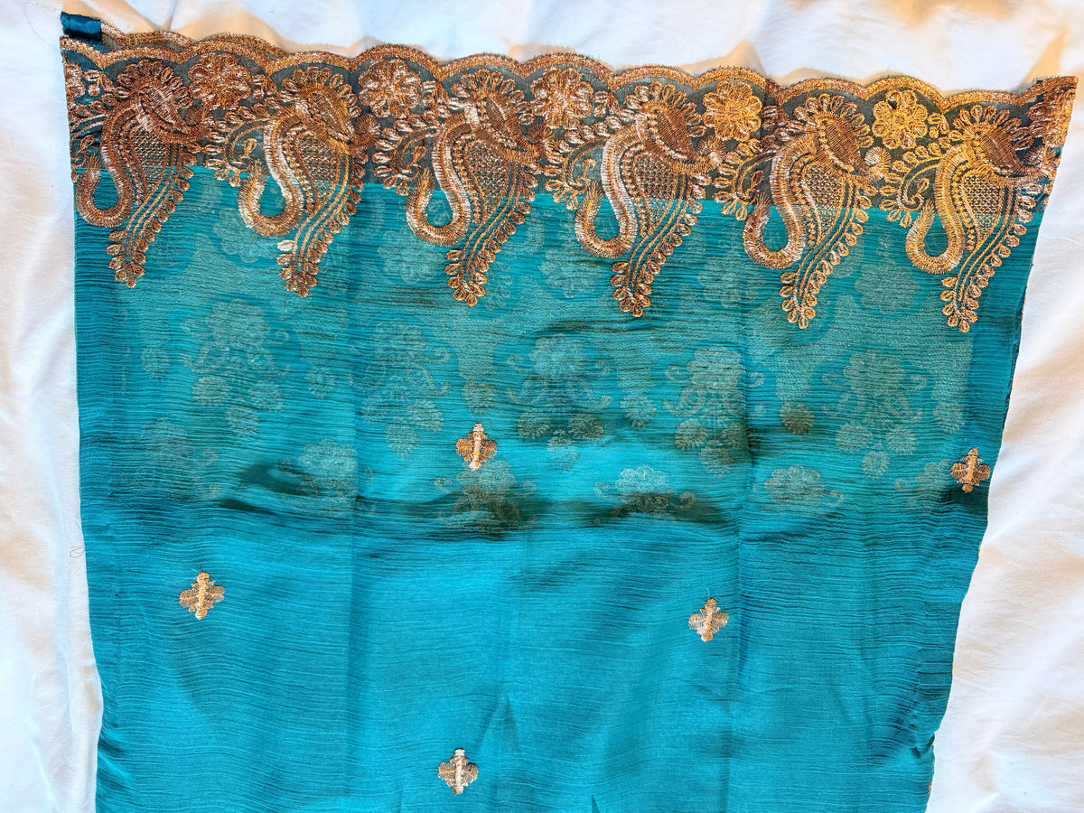 The Sea Green Chiffon Fancy Dress