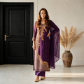 Royal Purple 3-Piece Fancy Dress