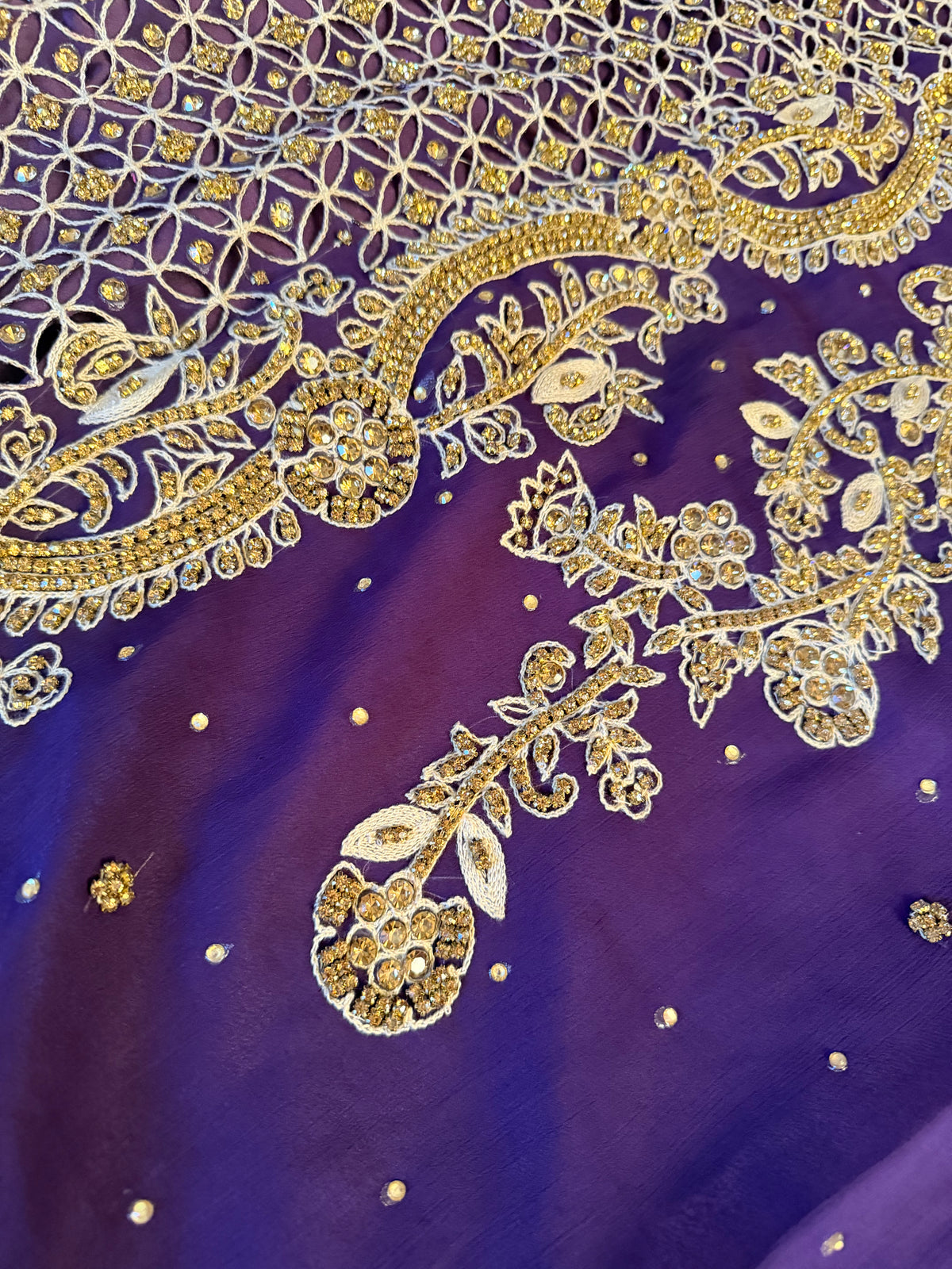 Royal Purple 3-Piece Fancy Dress