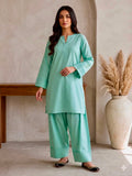 2 PC Kurti Shalwar (Available in Mint Pintuck & Purple)