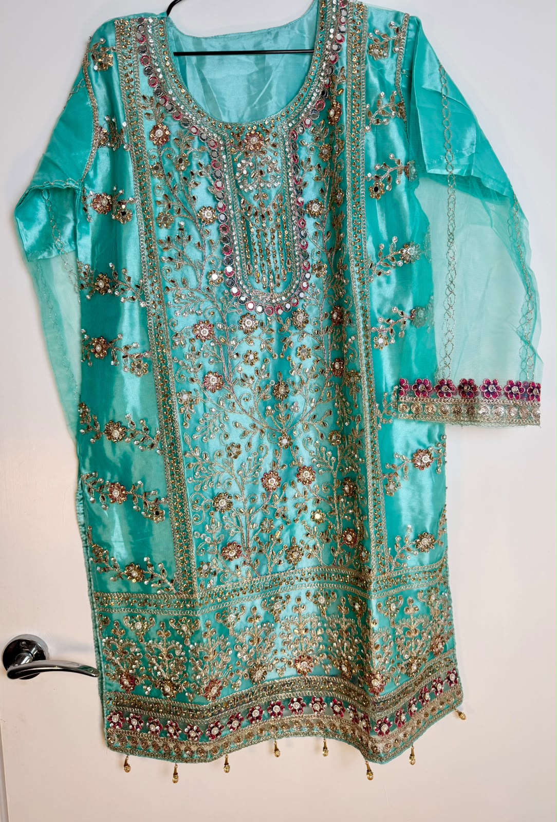 Kurti with Wide-Leg Plazzo
