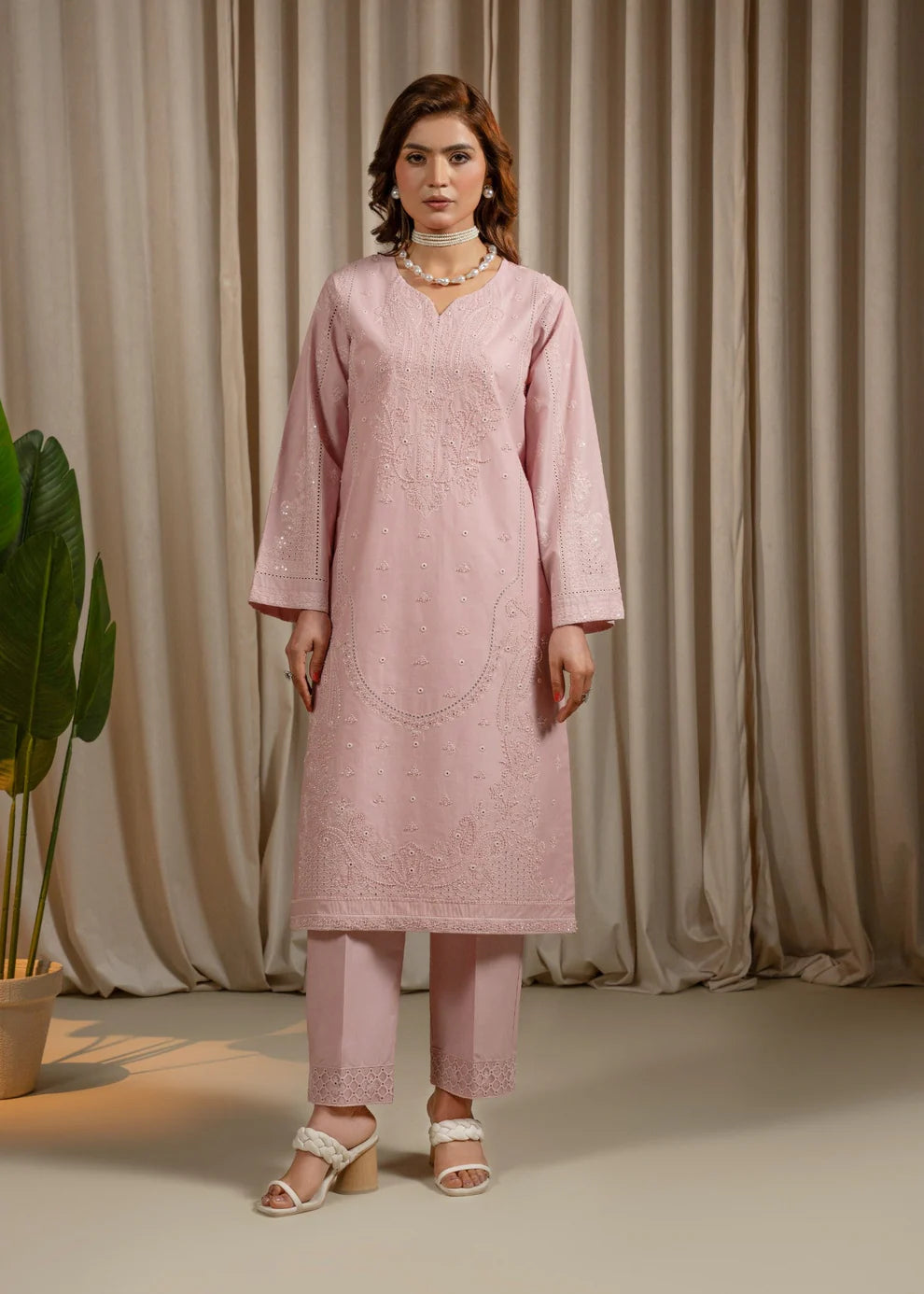 3PC Tea Pink Luxury Lawn