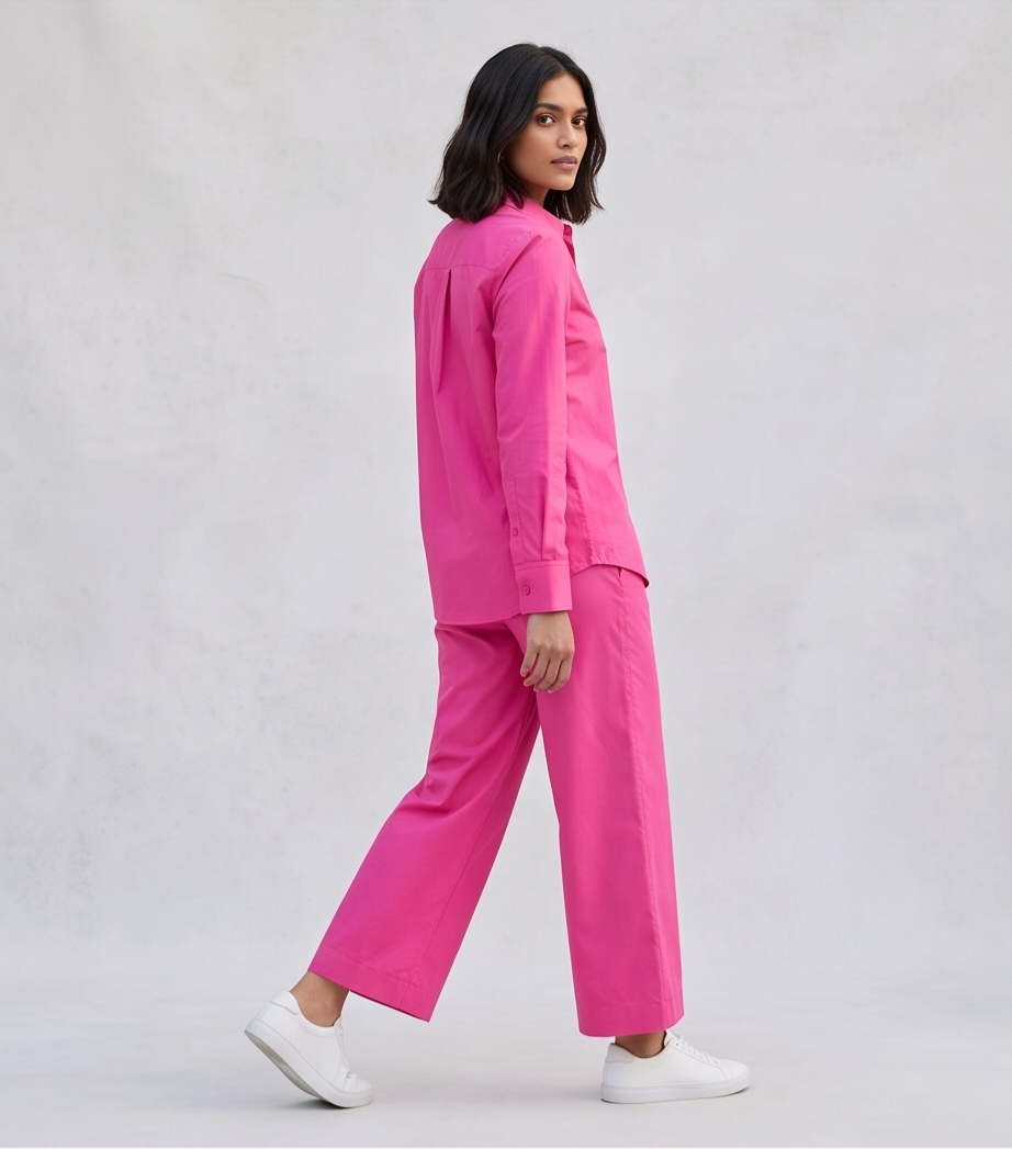 Co-ord set - Hot Pink - Premium Lawn Cotton